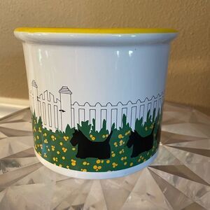 Dept 56 Vintage Scotty Dog Ceramic 5.5 inch Pot